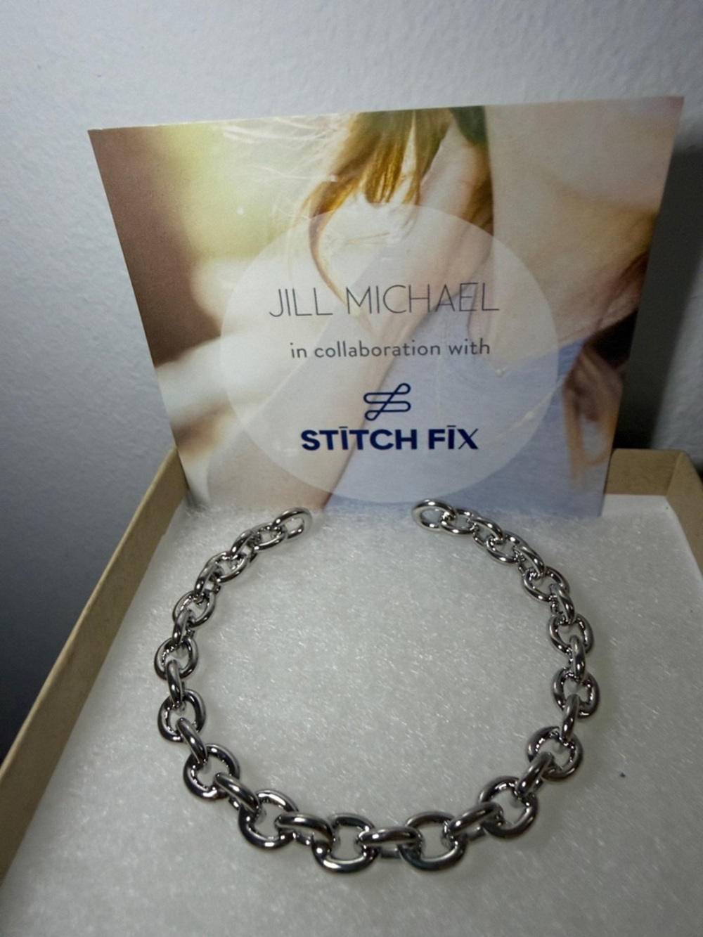 Polished Silver Link Chain Bracelet